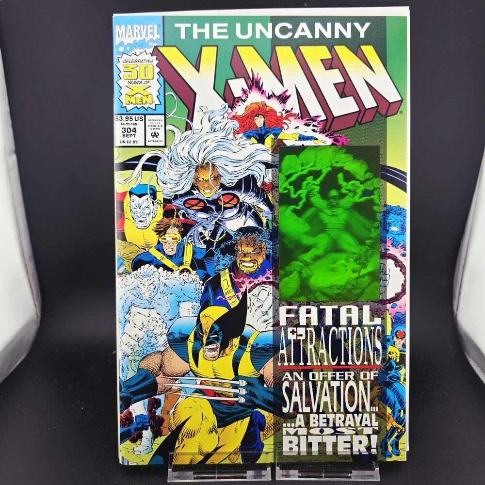 Uncanny X-Men #304 (1993) NM/NM+ 9.8 Potential - Magneto Hologram Direct JRJR